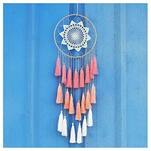 Macrame Dream Catchers For Bedroom - Tassel Wall Hanging Handmade🤩